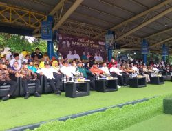 Ketua KPU Kota Tangerang Dengan Turut Mengadakan Bentuk Deklarasi secara Aman dan Damai Dengan