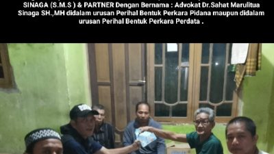 Ke -11 Orang Ahli Waris Isim / Dulloh Bin H.Saimin (Almarhum) Dengan Diwakilkan Oleh : Ahli Waris Anak Ke-5 Isim / Dulloh Bin H Saimin (Almarhum)